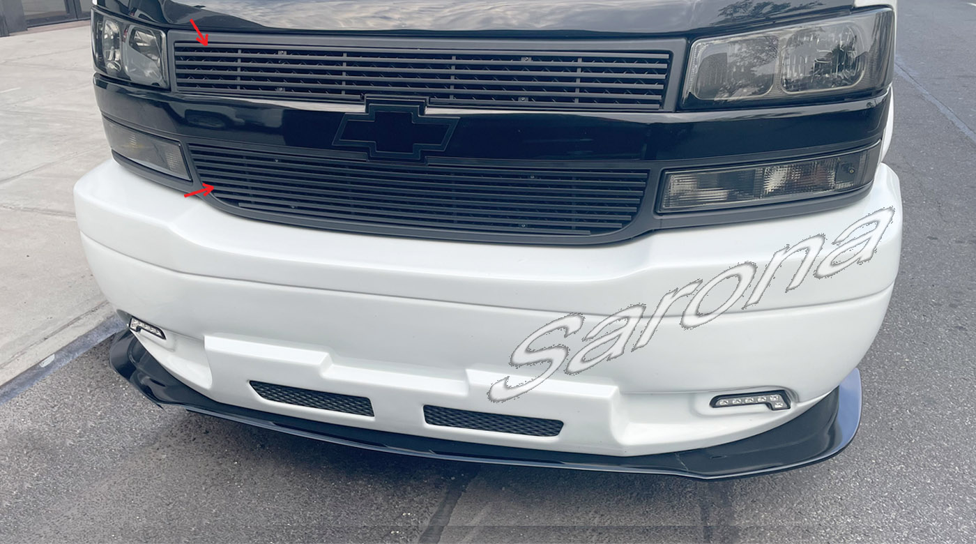 Custom Chevy Express Van  All Styles Grill (2003 - 2025) - $179.00 (Part #CH-037-GR)